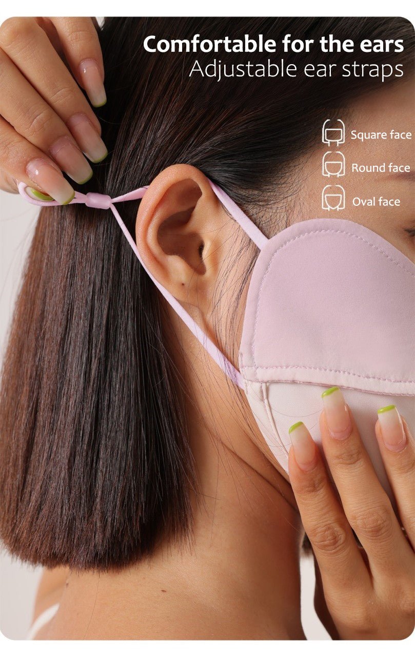 Blush Gradient Sun Protection UV Face Mask - Sidiou Group