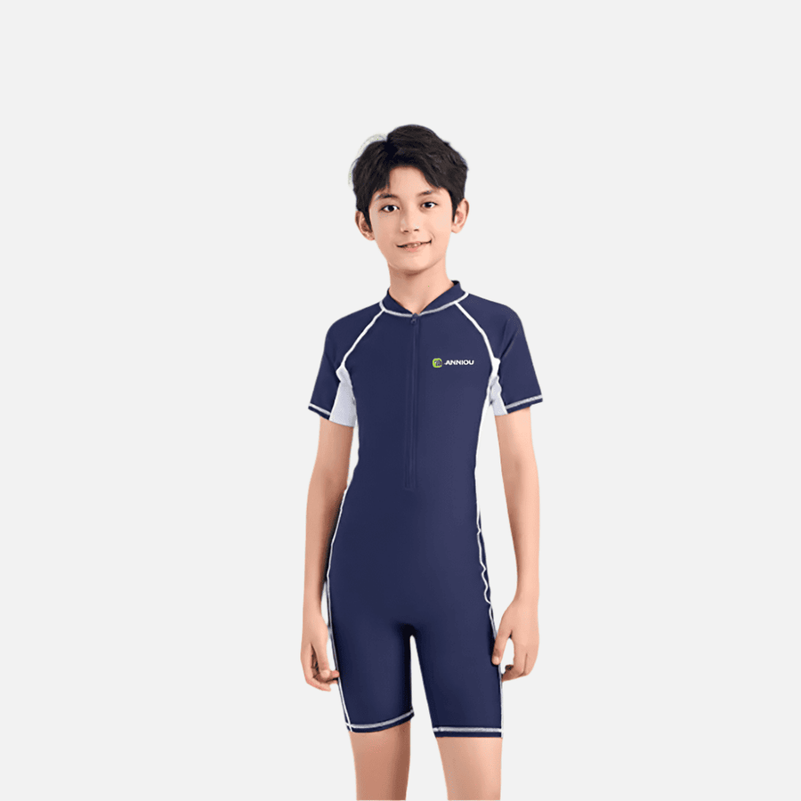 Boy's UPF 50+ One Piece Swimsuit - Sun Protection Clothing
