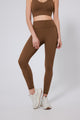 brown High Support Workout Leggings