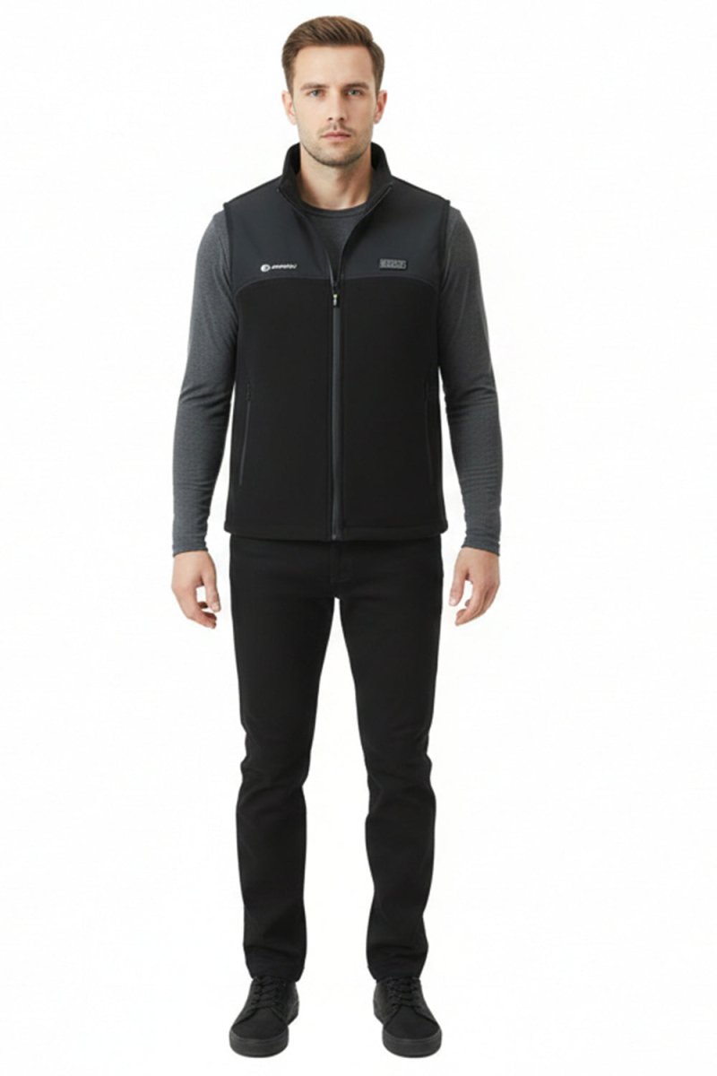 mens anniou fleece heated gilet