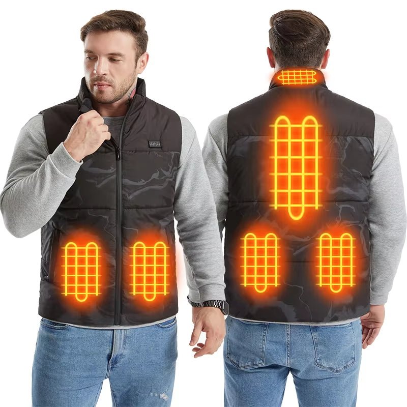 Camouflage Heated Gilet - Sidiou Group