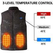 Camouflage Heated Gilet - Sidiou Group