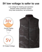 Camouflage Heated Gilet - Sidiou Group