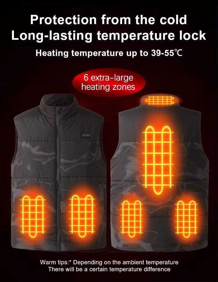 Camouflage Heated Gilet - Sidiou Group