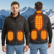camo heated vest