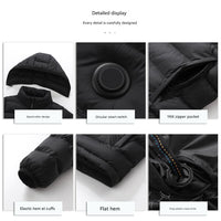 Children's 3 Area Hooded Heated Jacket - Sidiou Group