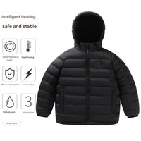 Children's 3 Area Hooded Heated Jacket - Sidiou Group