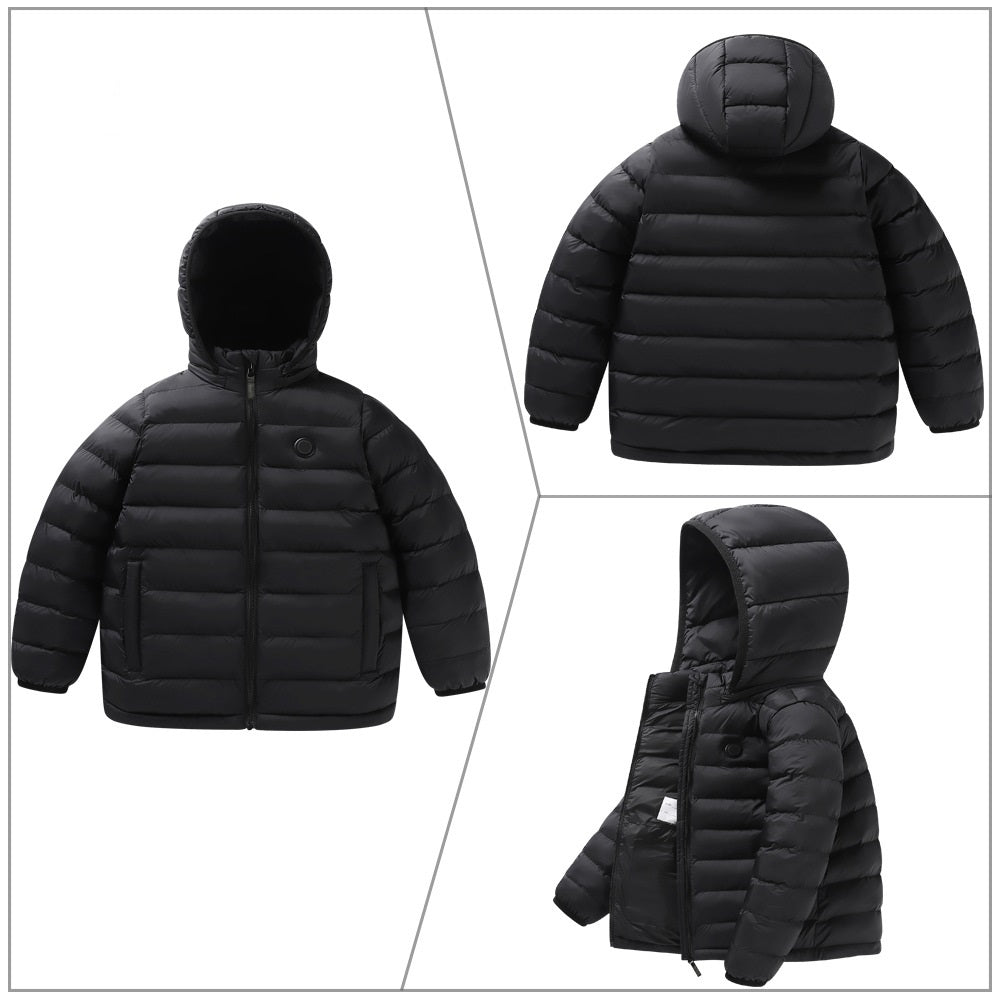 Children's 3 Area Hooded Heated Jacket - Sidiou Group