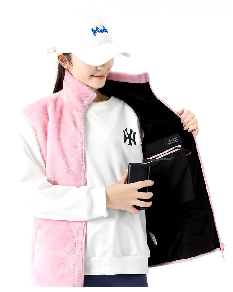 Coral Fleece Heated Gilet - Sidiou Group