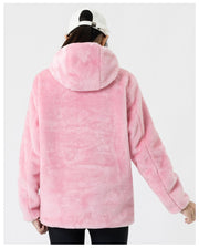 Coral Fleece Heated Hooded Sweatshirt - Sidiou Group