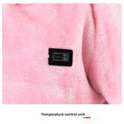 Coral Fleece Heated Hooded Sweatshirt - Sidiou Group