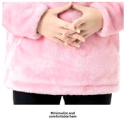 Coral Fleece Heated Hooded Sweatshirt - Sidiou Group