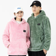 Coral Fleece Heated Hooded Sweatshirt - Sidiou Group