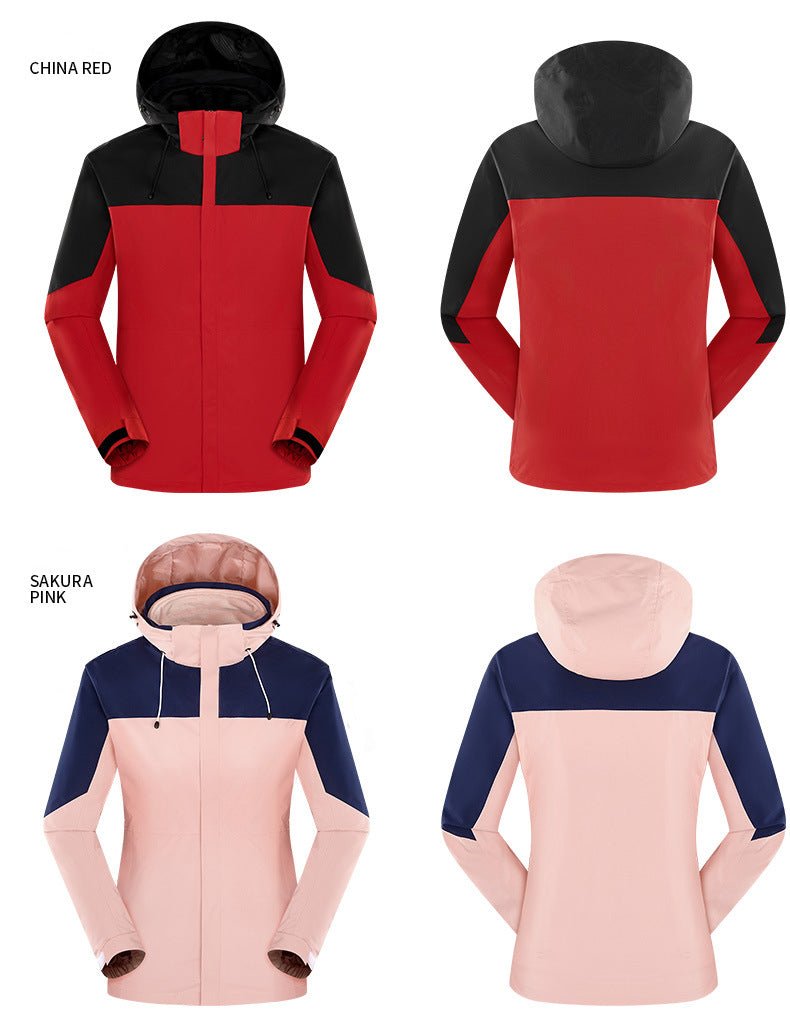 Custom Outdoor 3 - in - 1 Windproof Fleece Jackets - Sidiou Group