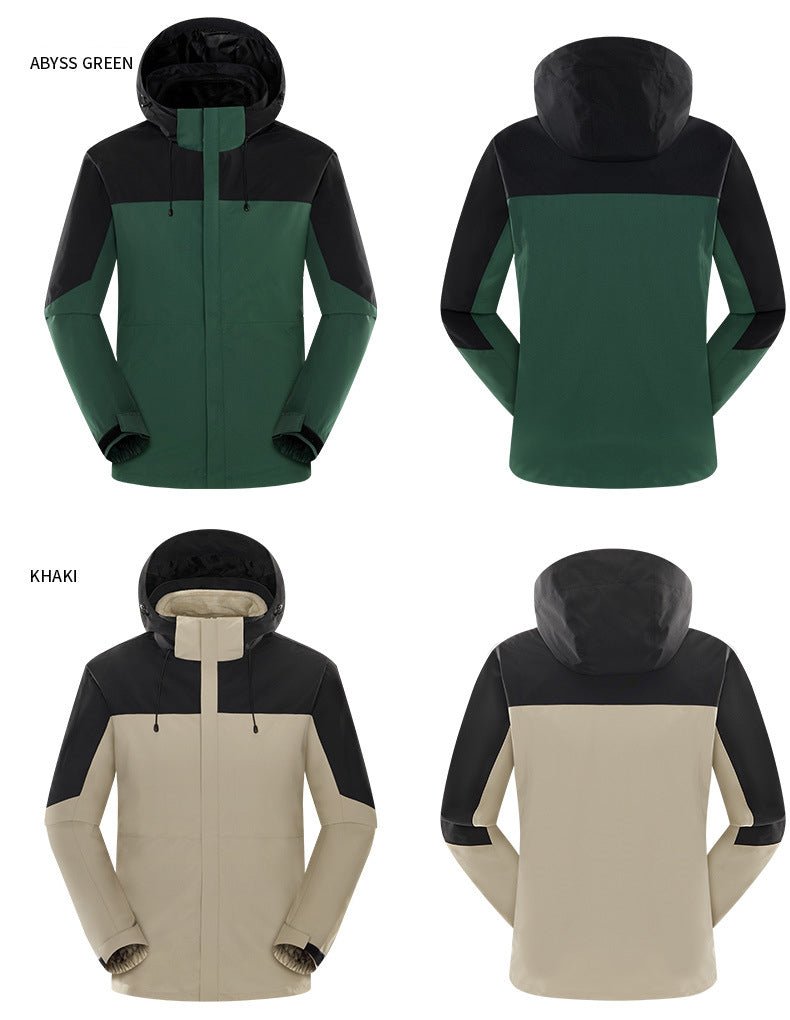 Custom Outdoor 3 - in - 1 Windproof Fleece Jackets - Sidiou Group