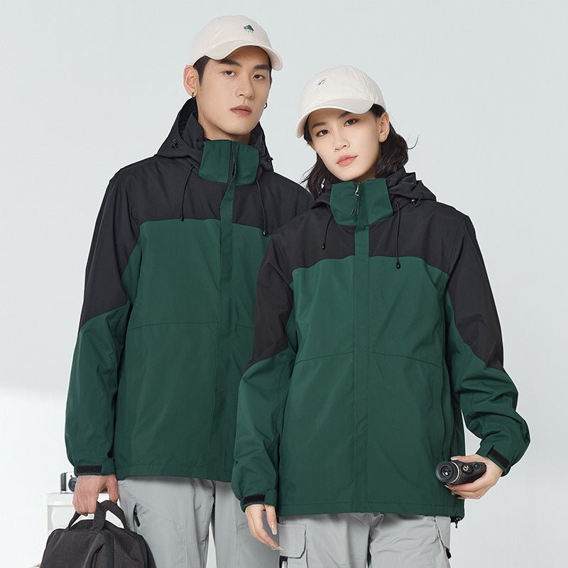 Custom Outdoor 3 - in - 1 Windproof Fleece Jackets - Sidiou Group