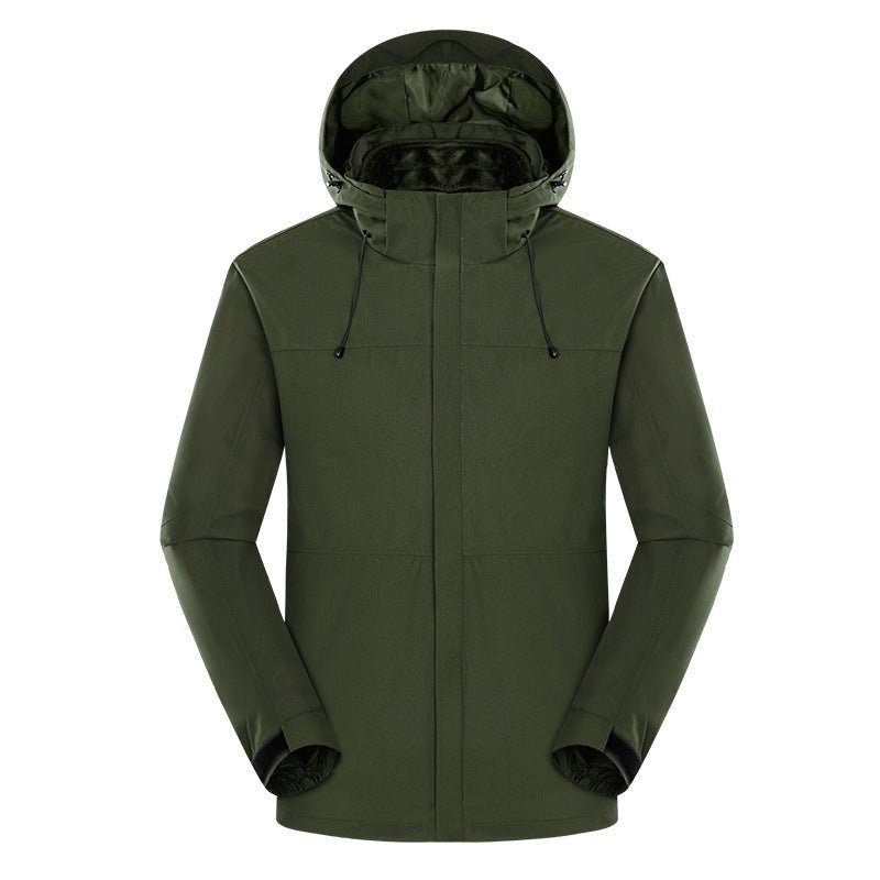 Custom Outdoor 3 - in - 1 Windproof Fleece Jackets - Sidiou Group
