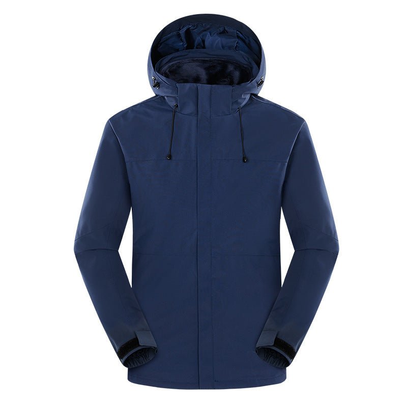Custom Outdoor 3 - in - 1 Windproof Fleece Jackets - Sidiou Group