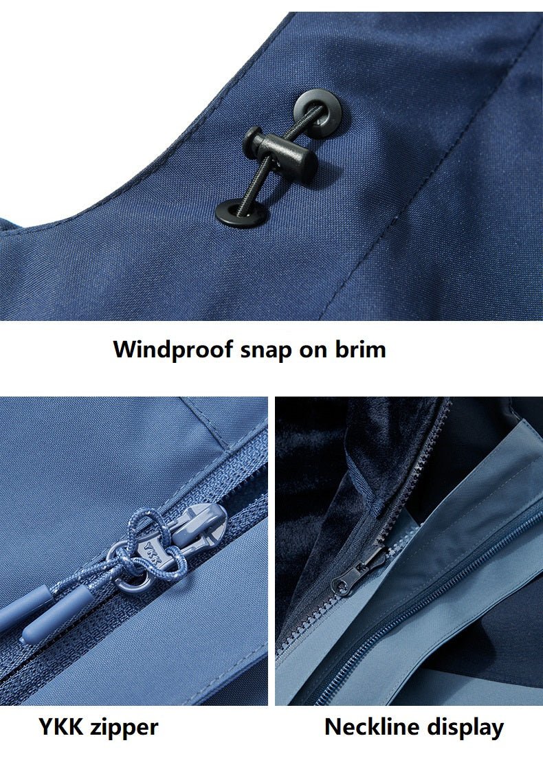 Custom Outdoor 3 - in - 1 Windproof Fleece Jackets - Sidiou Group