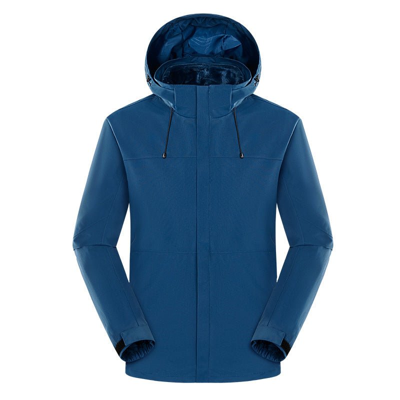 Custom Outdoor 3 - in - 1 Windproof Fleece Jackets - Sidiou Group