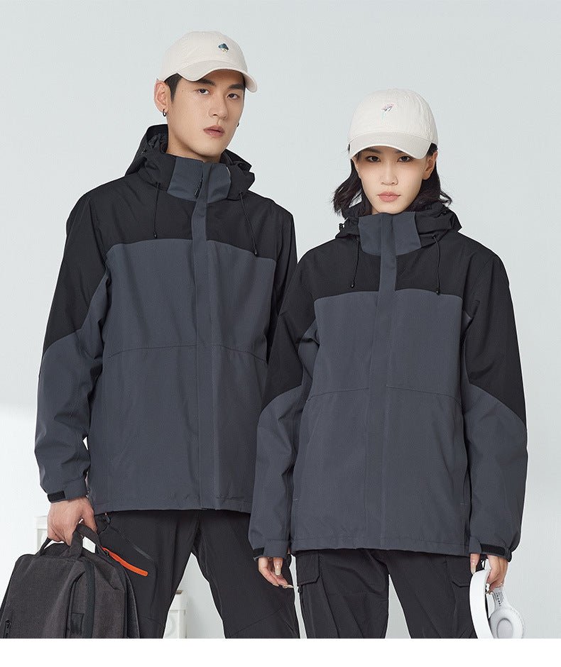 Custom Outdoor 3 - in - 1 Windproof Fleece Jackets - Sidiou Group