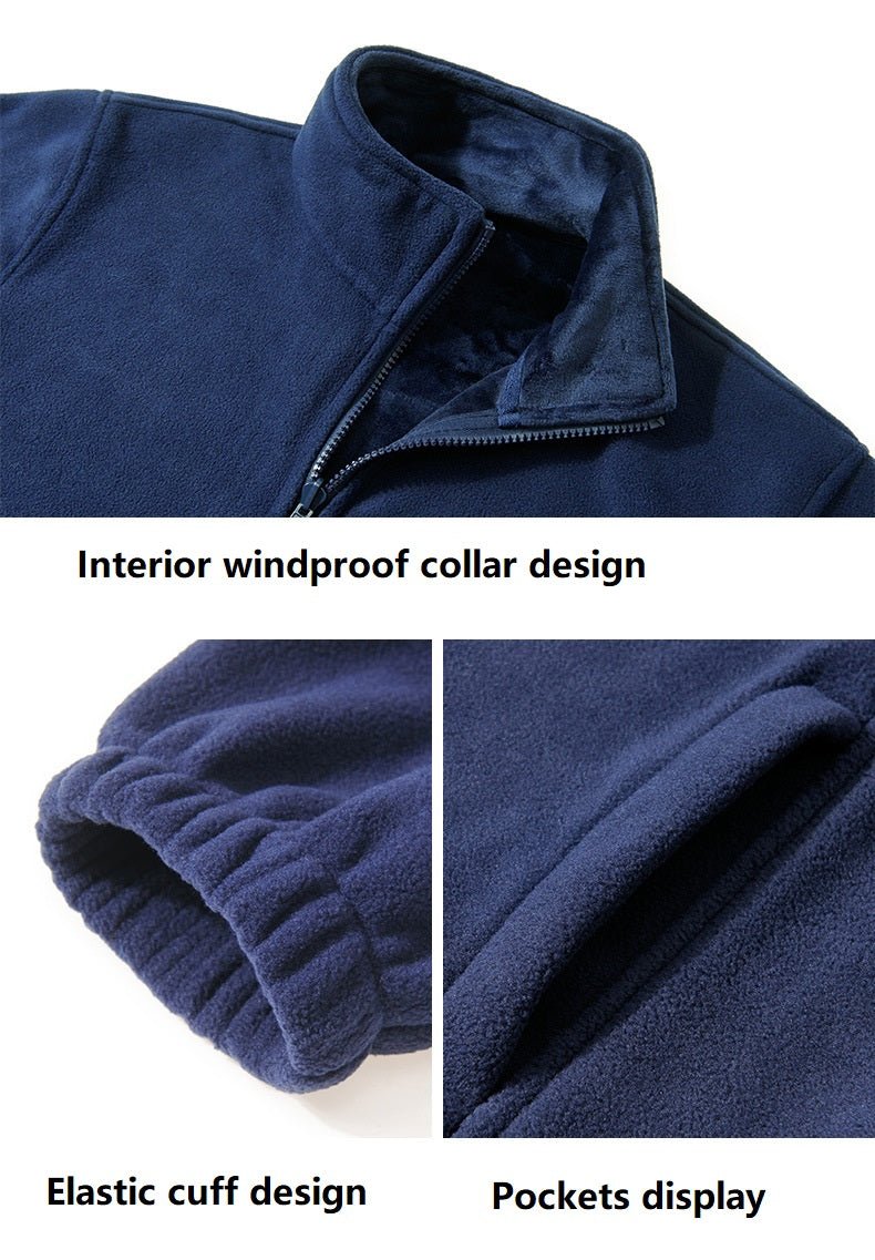 Custom Outdoor 3 - in - 1 Windproof Fleece Jackets - Sidiou Group