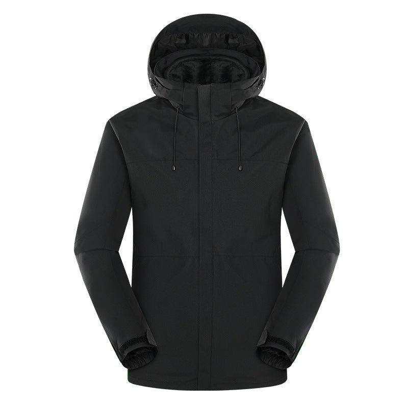 Custom Outdoor 3 - in - 1 Windproof Fleece Jackets - Sidiou Group