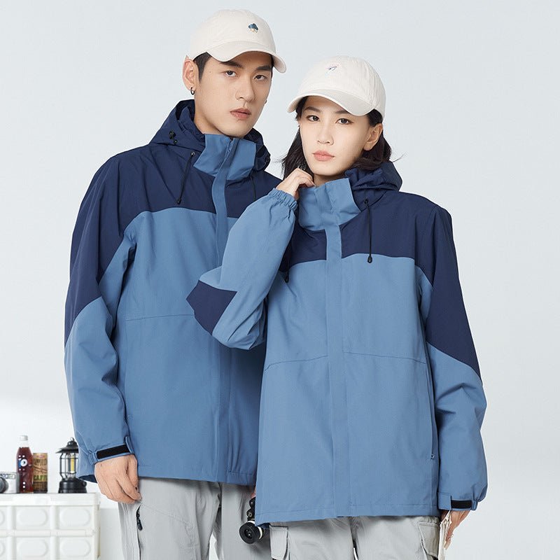 Custom Outdoor 3 - in - 1 Windproof Fleece Jackets - Sidiou Group
