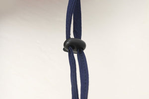 #darkblue kids Neck Flap Bucket Hat details of windproof rope