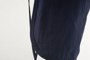 #darkblue kids Neck Flap Hat detail