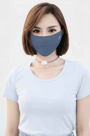 dark gray sun protection face mask anniou