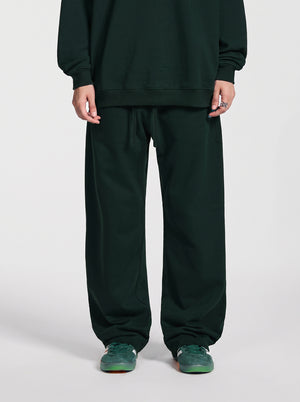 #darkgreen Heavyweight French Terry Sweatpants