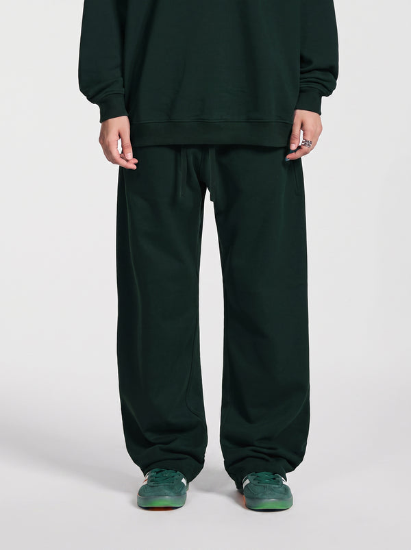 #darkgreen Heavyweight French Terry Sweatpants