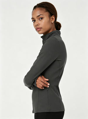 #darkgrey Half Zip Quick Dry Pullover