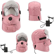 Detachable Goggles Fleece Heated Hat - Sidiou Group