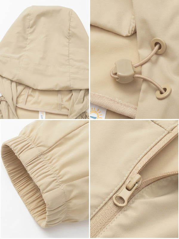 details of #khaki UPF50 Jacket