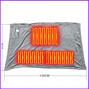 Double Sided Fleece Heated Blanket - Sidiou Group