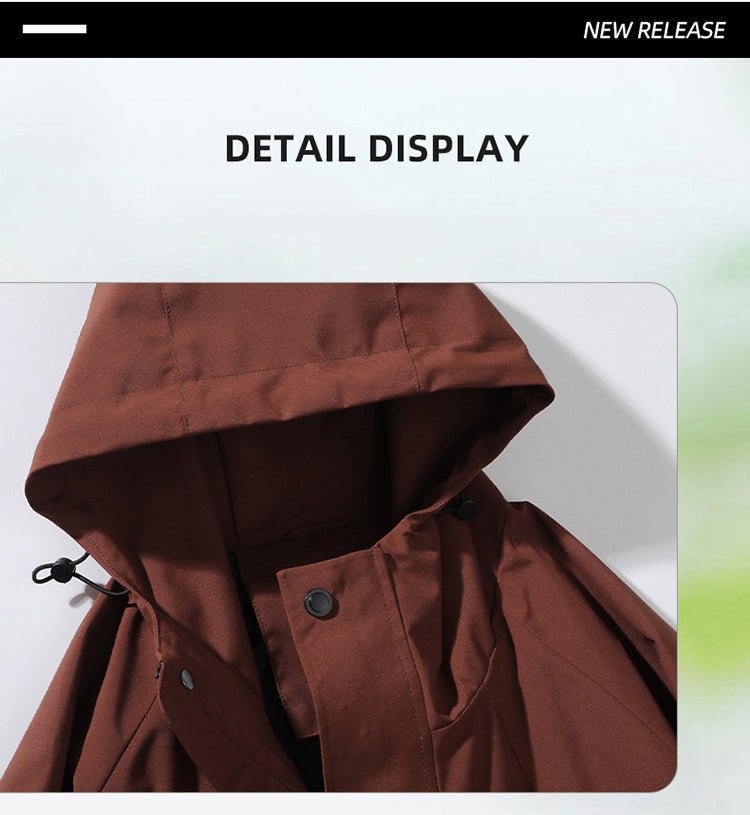 Fashion Hooded Windbreaker - Sidiou Group