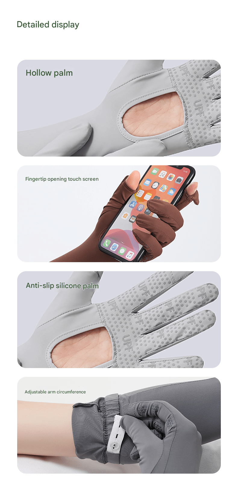 Full Arm UV Protection Hiking Sleeves - Sidiou Group