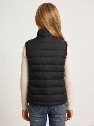 girls heated gilet back