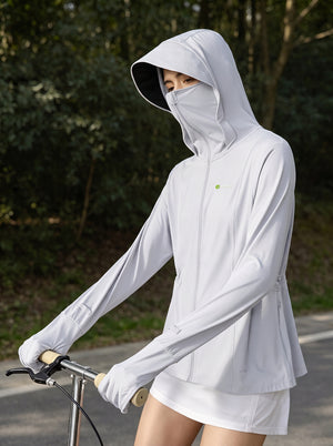 #glacierblue Finger Sleeve UV Protection Jacket