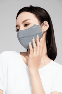glacier gray uv silk face mask upf 50+