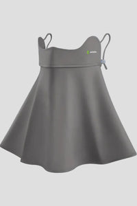 gray UV Face Mask with Neck Guard 