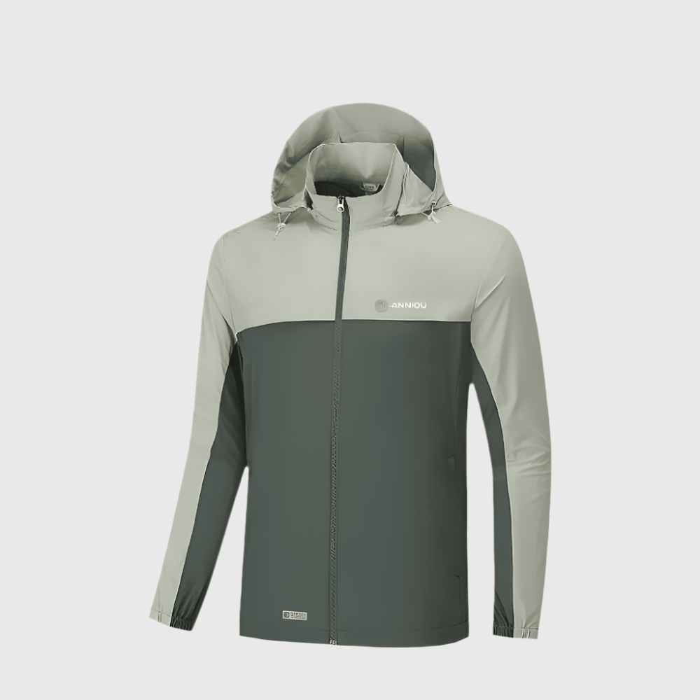 green UPF 100+ Lightweight Jacket 