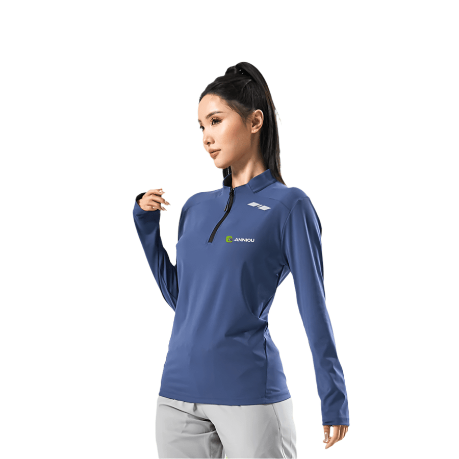 Half Stand Collar Sports Sweatshirt - Sidiou Group