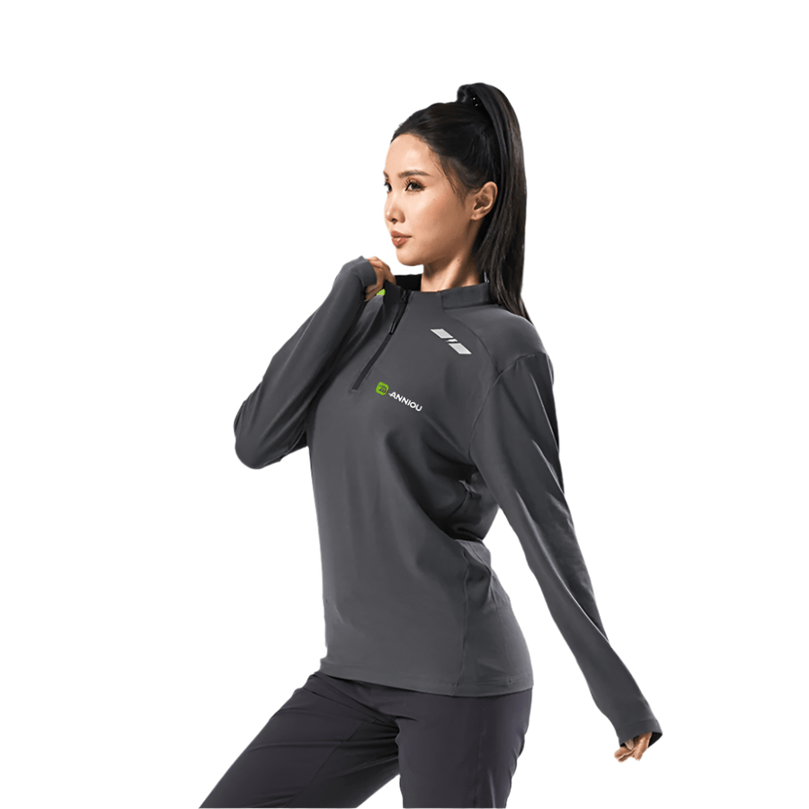 Half Stand Collar Sports Sweatshirt - Sidiou Group