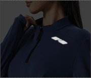 Half Stand Collar Sports Sweatshirt - Sidiou Group