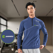 Half Stand Collar Sports Sweatshirt - Sidiou Group