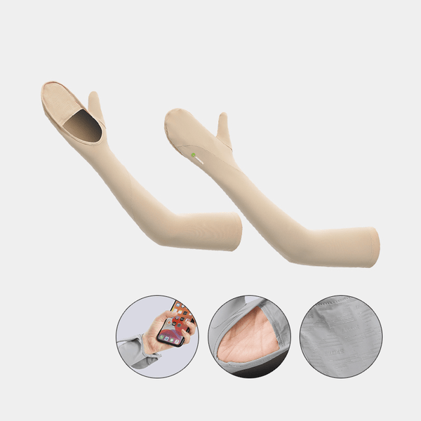 Hand - Covering UV Cycling Arm Sleeves - Sidiou Group