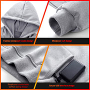 Heated Hooded Pullover - Sidiou Group
